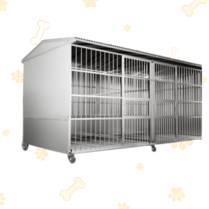 Heavy-Duty Stainless Steel Outdoor Dog Kennel