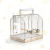 Stainless Steel Parrot Travel Carrier – Lightweight, Easy Climb, No Assembly Required