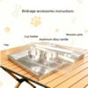 Stainless Steel Parrot Travel Carrier – Lightweight, Easy Climb, No Assembly Required