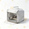 Stainless Steel Parrot Travel Carrier – Lightweight, Easy Climb, No Assembly Required